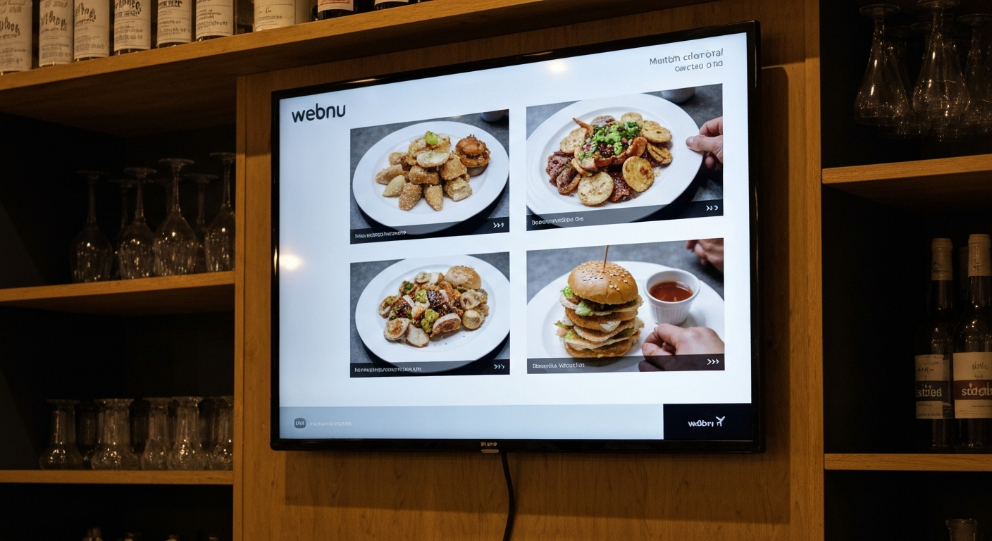 menú QR para bar de tapas con fotos y vídeos